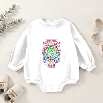 Discover Rob Zombie Necro Color Baby Romper Sweatshirts