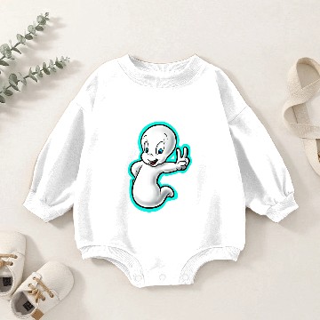 Discover Casper Vectory - Ghost - Baby Romper Sweatshirts