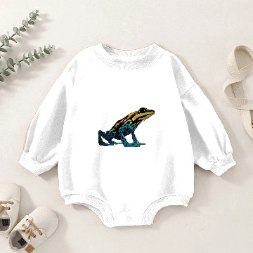 Discover Frog Gift Funny Poison Dart Frog Dendrobatidae Poison Arrow Frog Lover Baby Romper Sweatshirts