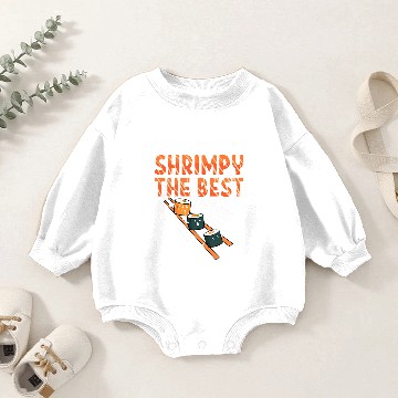 Discover Shrimp Gift 22 Baby Romper Sweatshirts