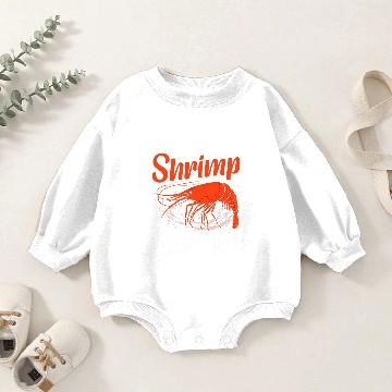 Discover Shrimp Gift Master 21 Baby Romper Sweatshirts