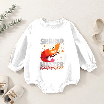 Discover Shrimp Gift Master Baby Romper Sweatshirts