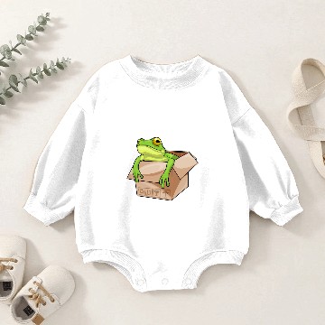 Discover Frog Gift Box Baby Romper Sweatshirts