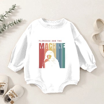 Discover Florence And The Machine Retro Vintage Baby Romper Sweatshirts