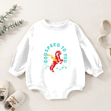 Discover Bob Dylan - God Speed To You Baby Romper Sweatshirts