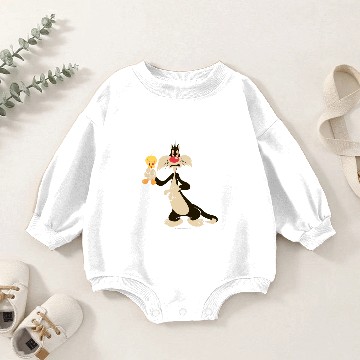 Discover SYLVESTER™ with TWEETY™ Baby Romper Sweatshirts