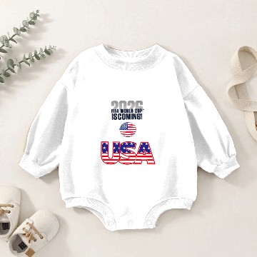 Discover World cup 2026 in America Baby Romper Sweatshirts