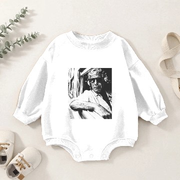 Discover Anthony Bourdain - Vintage Pencil Drawing Style - Anthony Bourdain - Baby Romper Sweatshirts