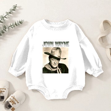 Discover John Wayne Style John Wayne Baby Romper Sweatshirts essentiel
