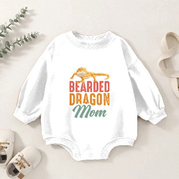 Discover Bearded Dragon Mom for a Reptile Owner Baby Romper Sweatshirts