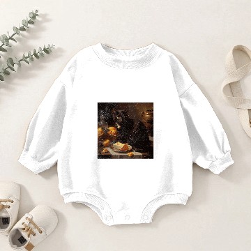 Discover black cats Paws Eat Cheese Baby Romper Sweatshirts