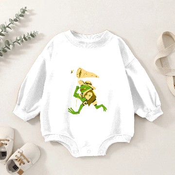 Discover Frog Gift Camping Crew Road Trip Baby Romper Sweatshirts