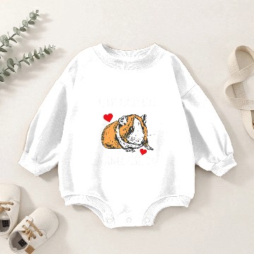 Discover GP Guinea Pig Saying Owner 1 Baby Romper Sweatshirts