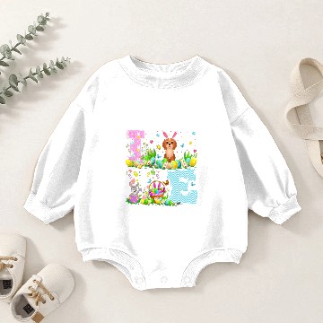 Discover Cockapoo Dog Easter Egg Hunt Funny Love Cockapoo Easter Baby Romper Sweatshirts