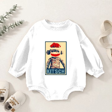 Discover Monkey Lover Funny Sock Monkey Kitsch Hope Poster Sock Monkey Baby Romper Sweatshirts
