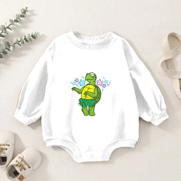 Discover KV9 Turtle dancing with Skirt Reptile Water Baby Romper Sweatshirts