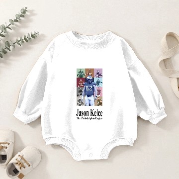 Discover Kelce Eras Tour 3D Baby Romper Sweatshirts