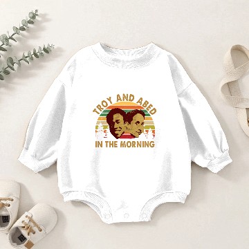 Discover Troy and Abed In the Morning Baby Romper Sweatshirts