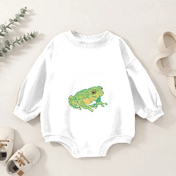 Discover Frog Gift Nevermind Frog Time Baby Romper Sweatshirts
