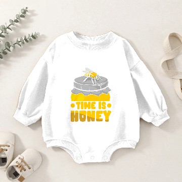 Discover Bee Beekeeping Time Is Honey Beekeeper Beekeeping Honeybee Beekeeper Baby Romper Sweatshirts