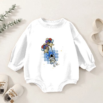 Discover Astronauts Outer Space Planet Moon Astronomy Cosmonaut Gift Astronaut Baby Romper Sweatshirts