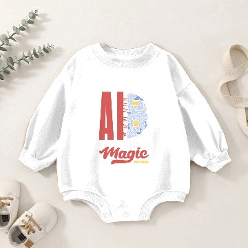 Discover Ai Its Like Magic But Real Computer Science Baby Romper Sweatshirts