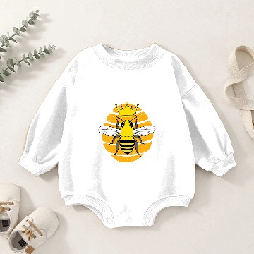 Discover Bee Beekeeping Retro Bee Hive Beekeeping Gift Beekeeper Bee Gift 98 Beekeeper Baby Romper Sweatshirts