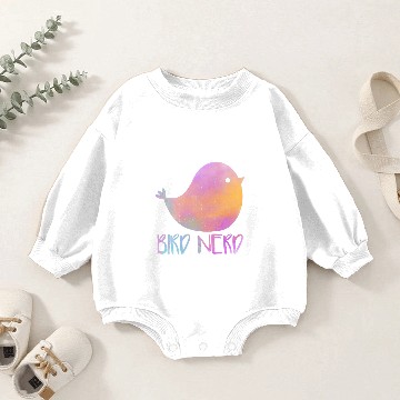 Discover Avid Birder Birdwatching Twitcher Birding Bird Nerd Baby Romper Sweatshirts
