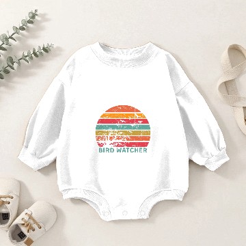 Discover Bird Watcher Gift Birding Bird Watching Baby Romper Sweatshirts