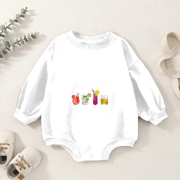 Discover Group Therapy Funny Drinking Cocktail Baby Romper Sweatshirts