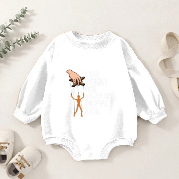 Discover Funny Puppets Comedy Nerd Sorry for what my Puppet said Baby Romper Sweatshirts