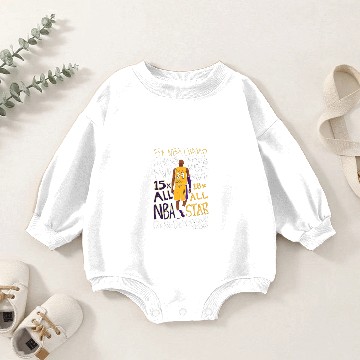 Discover Nba star kobe bryant Baby Romper Sweatshirts