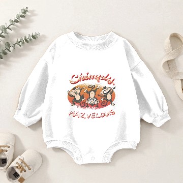 Discover Monkey Ape Zookeeper Primatologist Funny Chimpanzee Baby Romper Sweatshirts