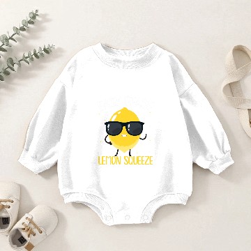 Discover Easy Peasy Lemon squeeze Summer Citrus Juice and Refreshment Baby Romper Sweatshirts