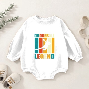 Discover Dodgeball Legend Apparel dodges Ball Player Baby Romper Sweatshirts