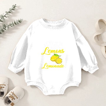 Discover Lemon Juice Fruits Lemonade Healthy Food 24 Baby Romper Sweatshirts