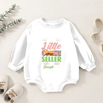 Discover Scout And Cookie Seller Scouting Cookie 5 Baby Romper Sweatshirts
