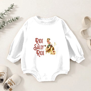 Discover Ride Sally Ride Country Music Rodeo Baby Romper Sweatshirts