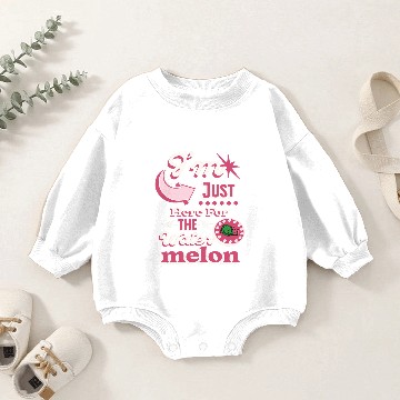 Discover Im Just Here For The Watermelon Funny Summer Baby Romper Sweatshirts