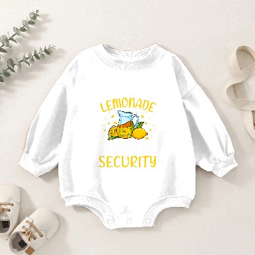 Discover Lemonade Crew Citrus Summer Lemonade Stand Security Baby Romper Sweatshirts
