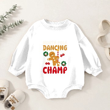 Discover North Pole Dancing Champion Design Baby Romper Sweatshirts