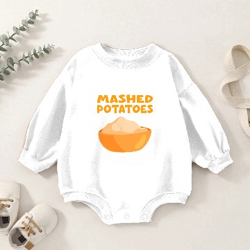 Discover Mashed Potatoes Tester Potato Lover Baby Romper Sweatshirts