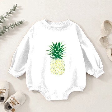 Discover pineapples Funny Fruit 314 Pi Day Baby Romper Sweatshirts