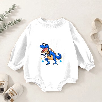 Discover Dinosaur Dino Funny Hanukkah T Rex Jewish Dinosaur Hanukkah Boys Kids86 Baby Romper Sweatshirts