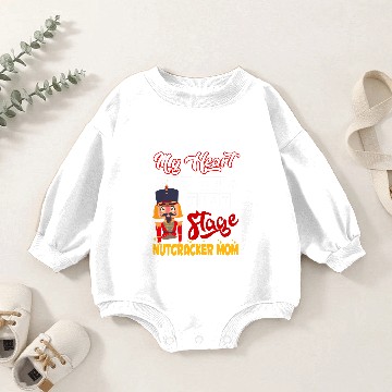 Discover Nutcracker Mom Love Ballet Dance Mom Baby Romper Sweatshirts