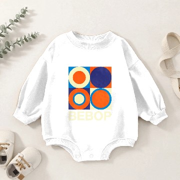 Discover Retro Bebop Jazz Baby Romper Sweatshirts Baby Romper Sweatshirts