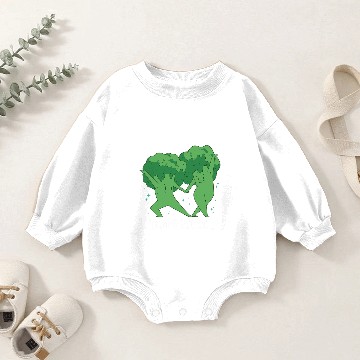 Discover Team Broccoli Lover Baby Romper Sweatshirts