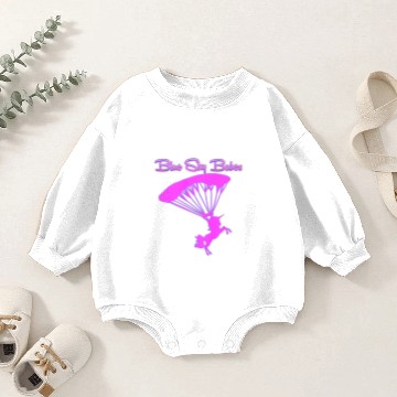 Discover Unicorns Original Skydiving Baby Romper Sweatshirts
