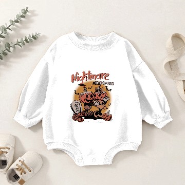 Discover Nightmare On Main Street Baby Romper Sweatshirts
