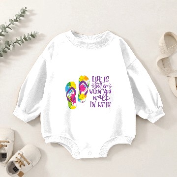 Discover Womens Ladies Faith Tops Cute Graphic Print Round Neck Blouses Baby Romper Sweatshirts Baby Romper Sweatshirts